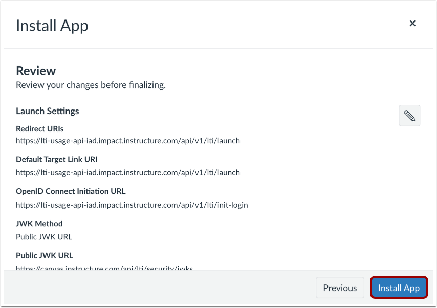 Review and Install App