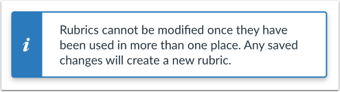 View Uneditable Rubric