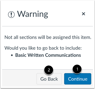 View Due Date Warning