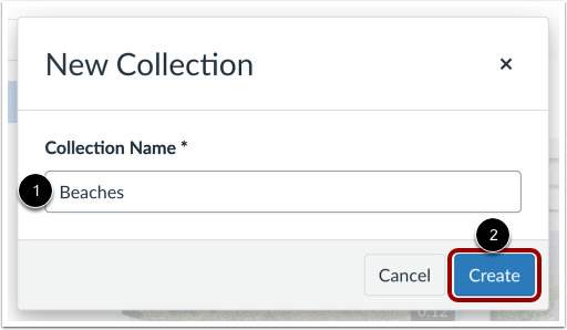 Enter Collection Name