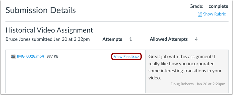View Annotated Comments