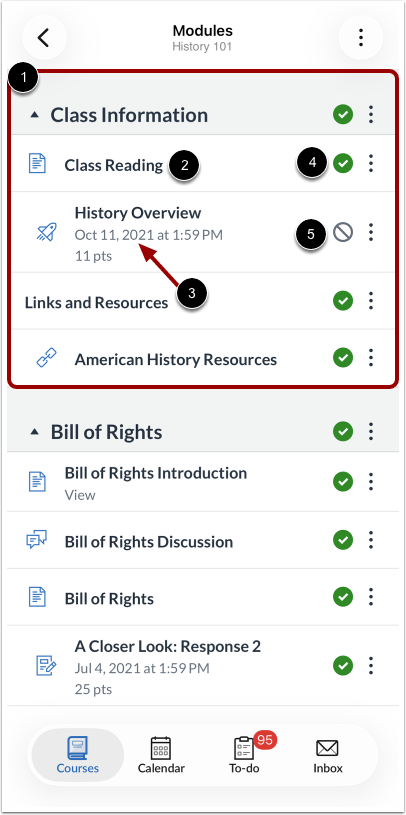 How do I view Modules in the Teacher app on my iOS device ...