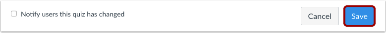 Save Quiz