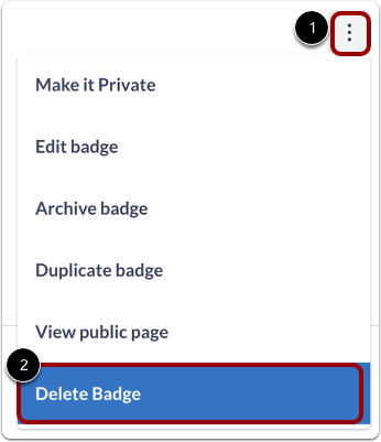 Delete Badge