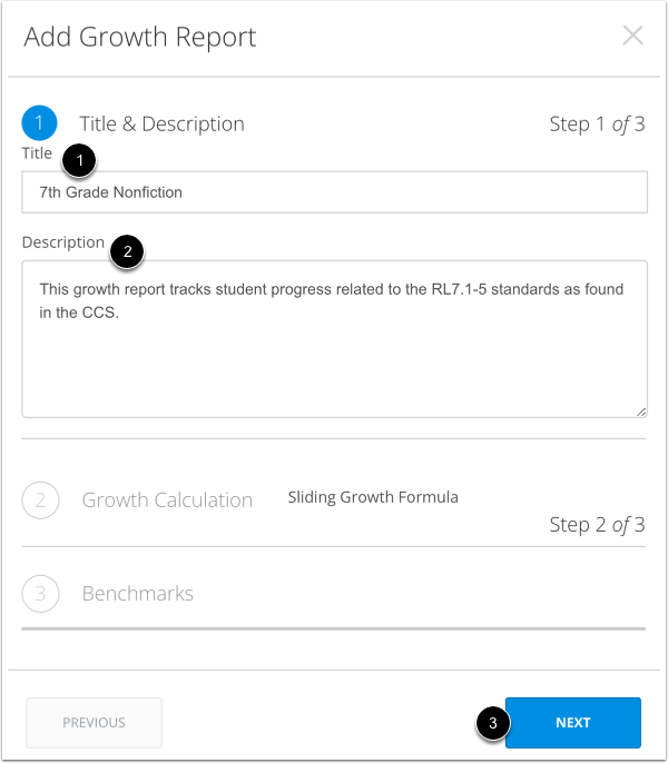 Add Report Title and Description