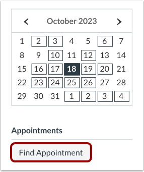 Find Appointments