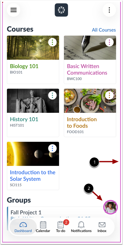 How do I act as a user in the Canvas app on my iOS device ...