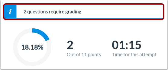 View Grading Message