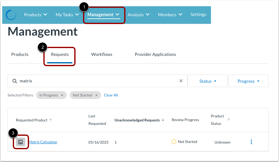 View Custom Product Request Logo