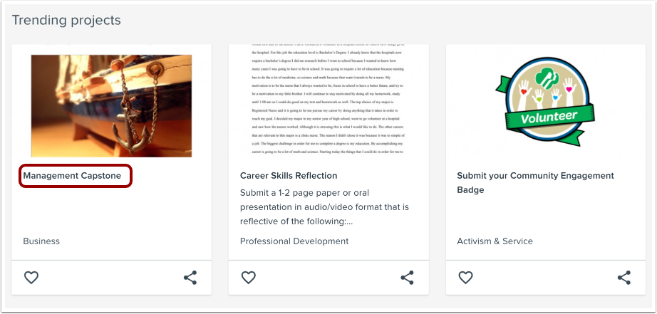 View Trending Projects