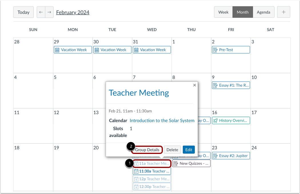 Open Appointment Group