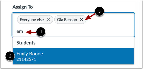 Find Student or Section