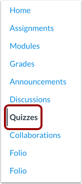 Open Quizzes