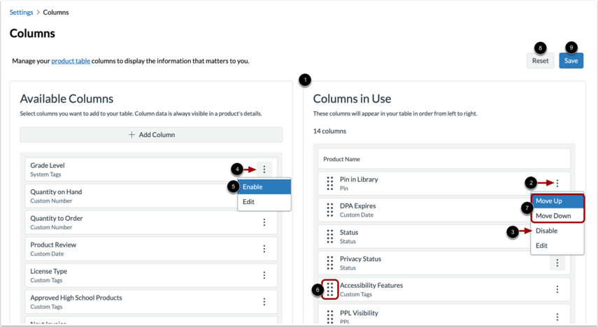 How do I configure columns and create custom columns? - Instructure ...