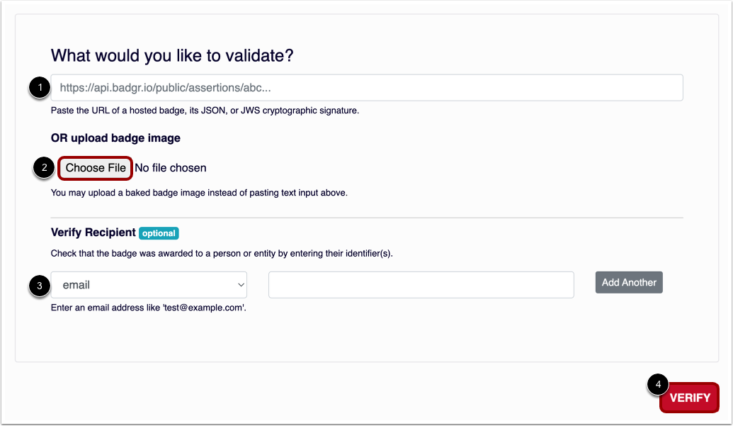 Validate Information