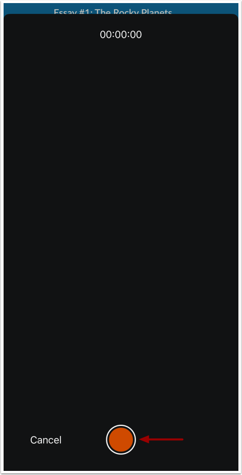 Start Audio Recording