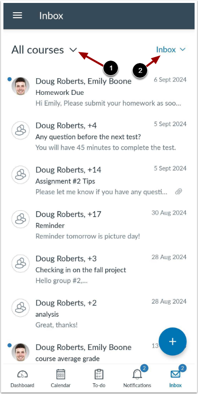 View Mailbox Filters