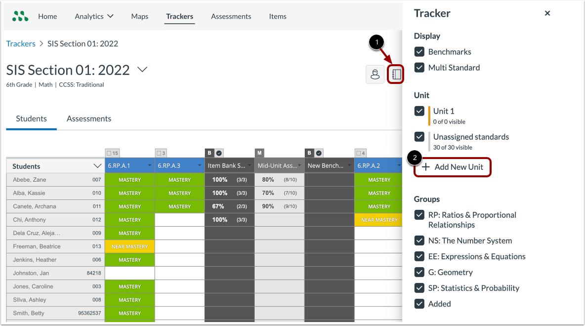 Adjust Display Score Settings