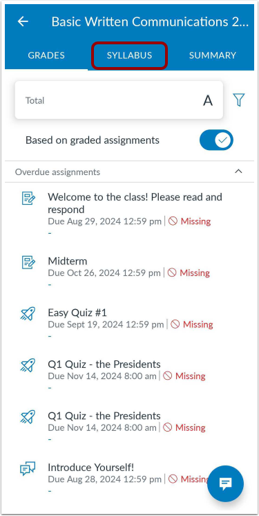Open Course Syllabus