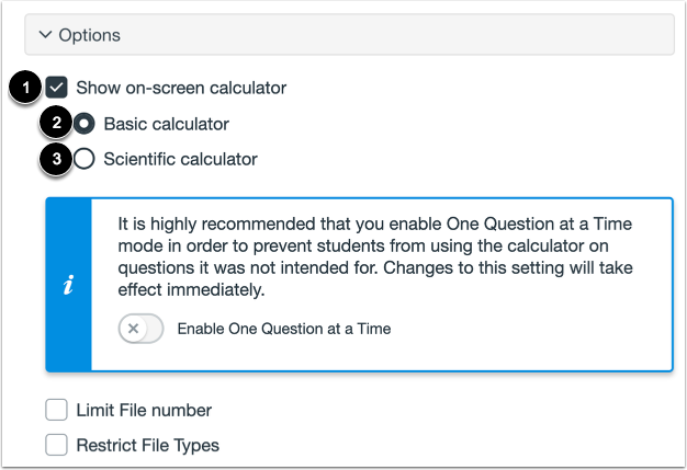 Enable On-Screen Calculator