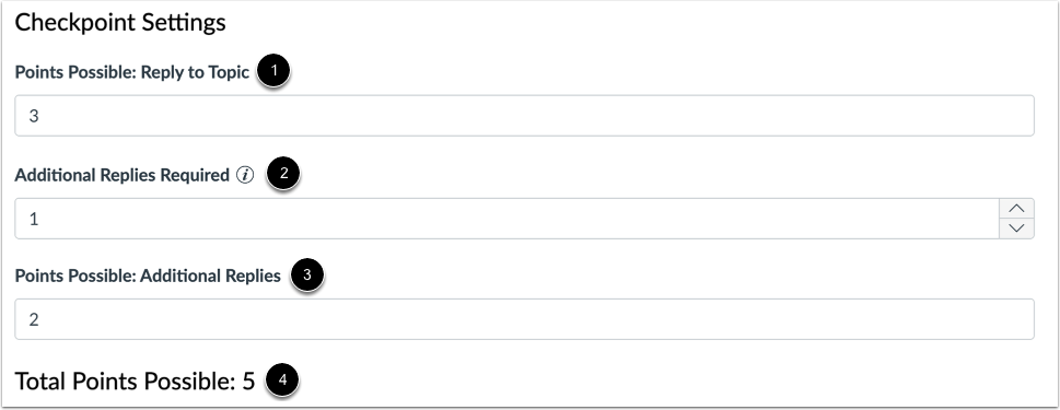 Manage Checkpoint Settings