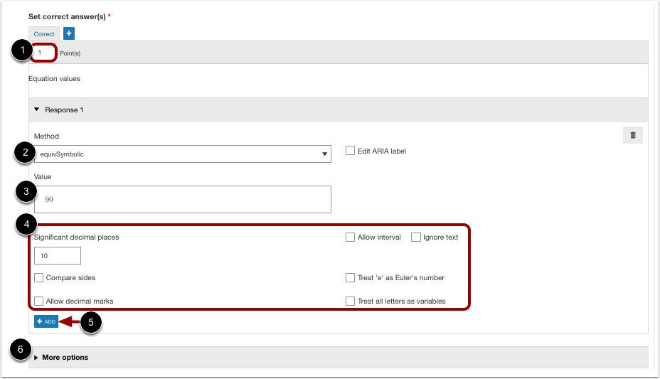 Enter Correct Responses