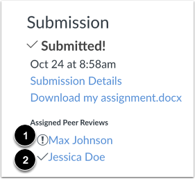 Open Assigned Peer Review