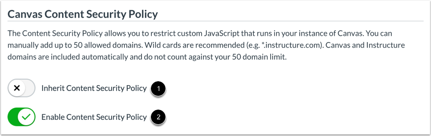 Enable Content Security Policy