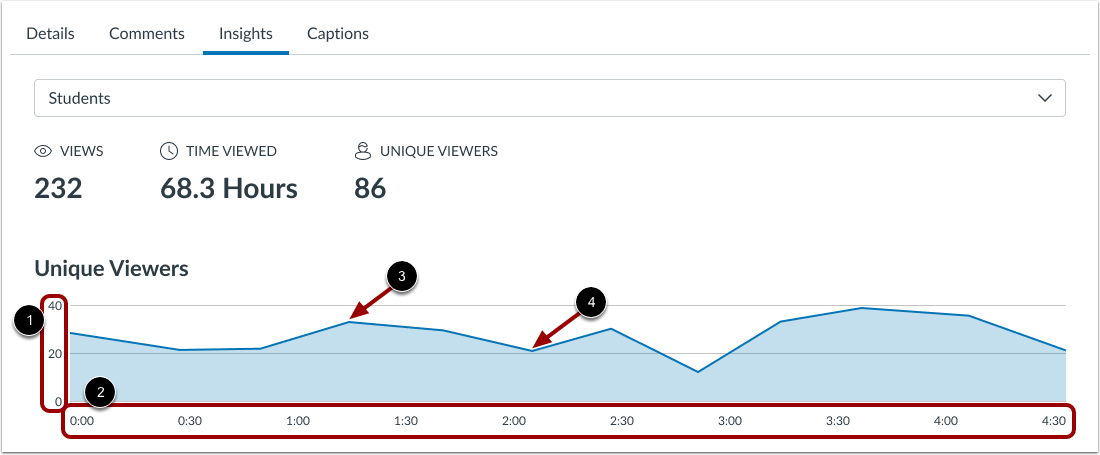 View  Unique Viewers Graph