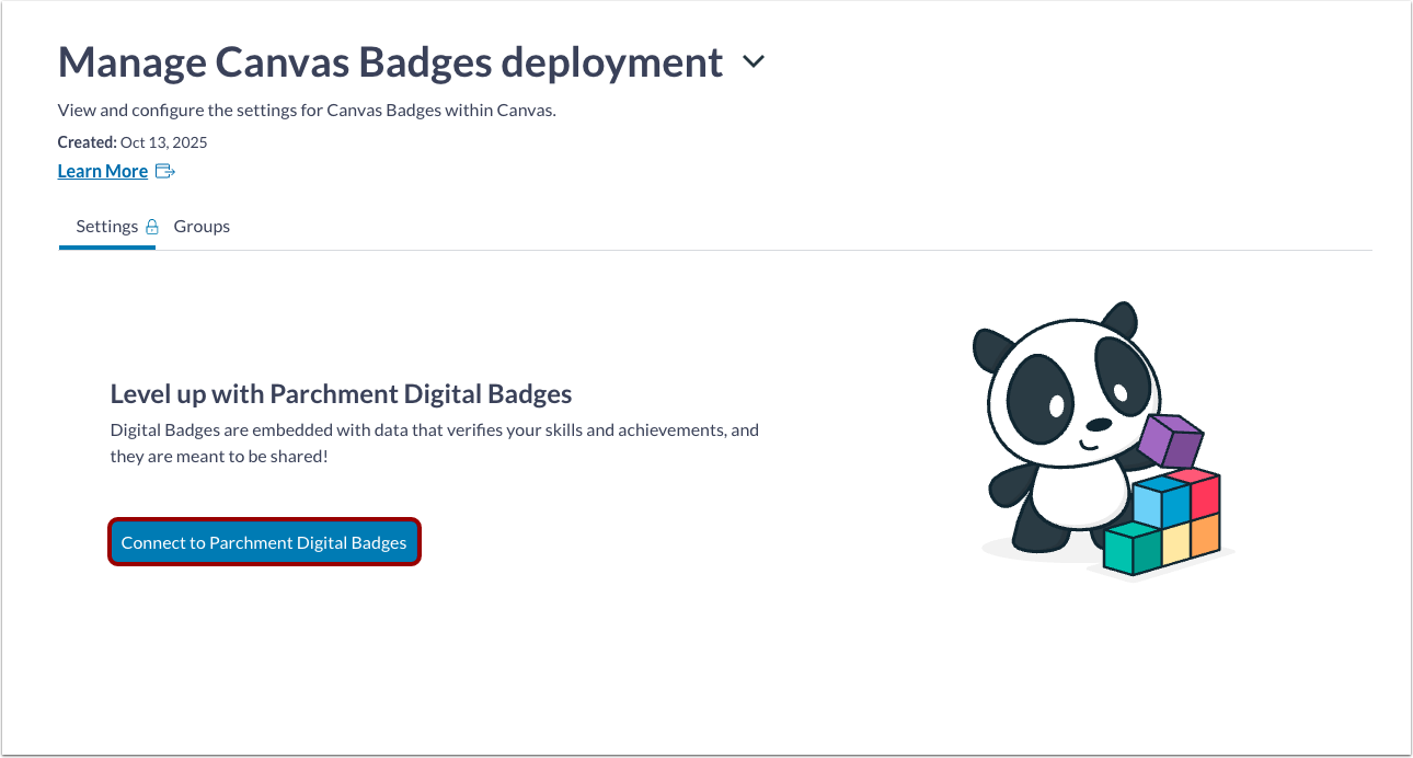 Connect Canvas Credentials