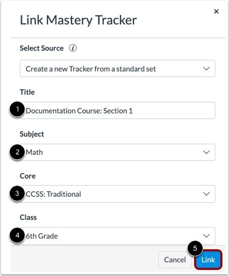 Enter Tracker Details