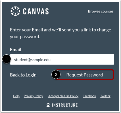 Request Password