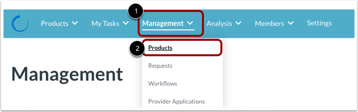 Open Products Management