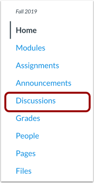 Open Course Navigation Link