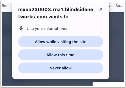 View Chrome Microphone Permissions