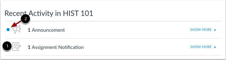 View Course Activity