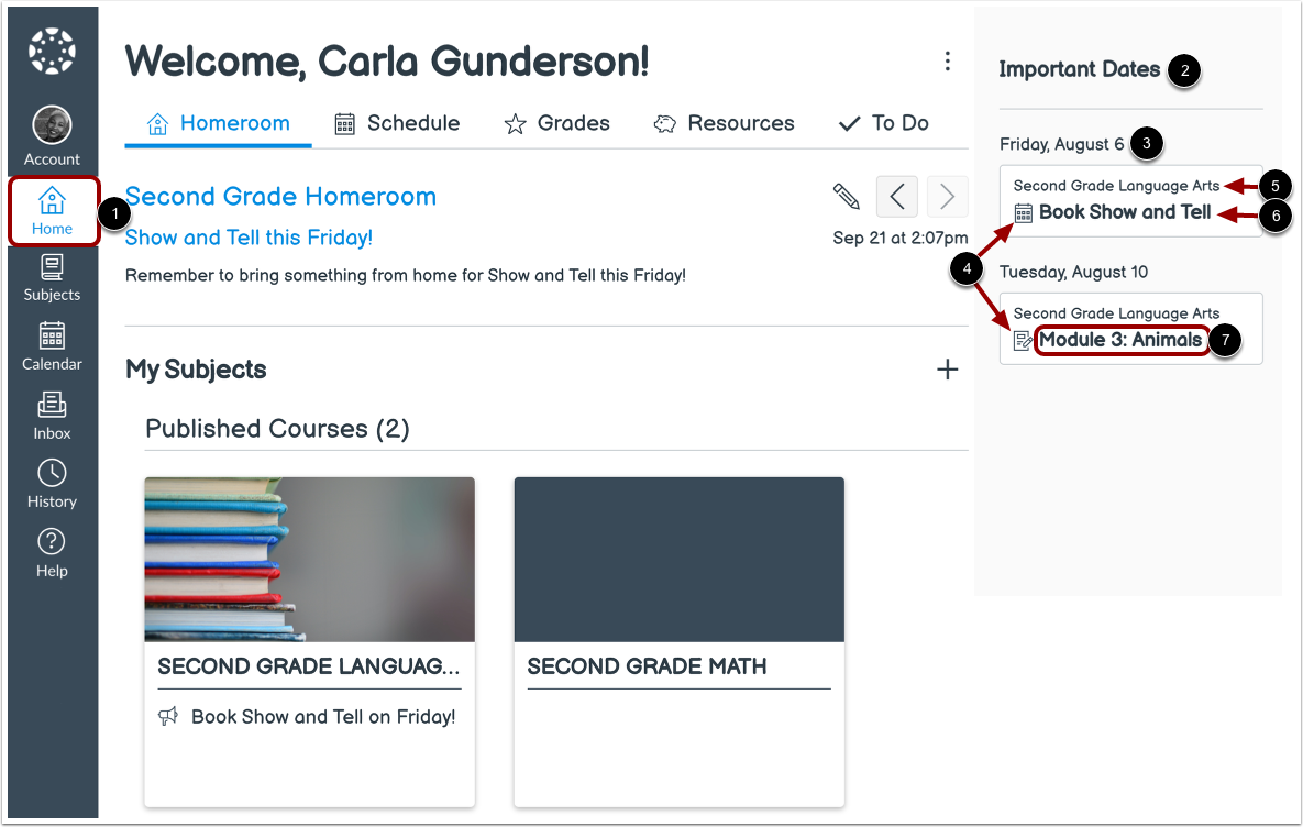 View Important Dates