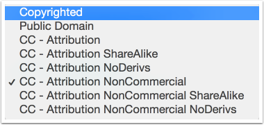 Choose a Content License