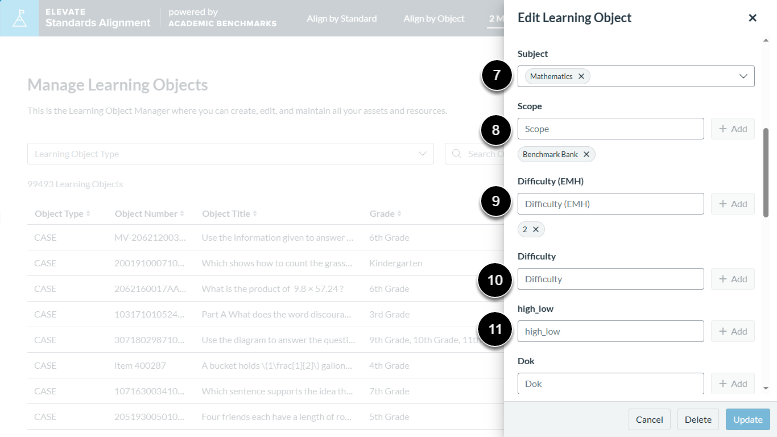 Edit Learning Object