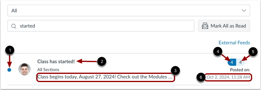 View Announcement Details