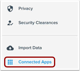 Open Connected Apps
