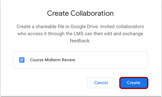 Create Collaboration