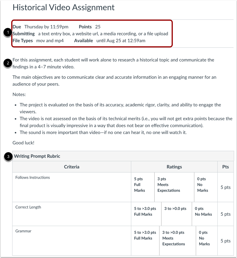 View Open Assignment