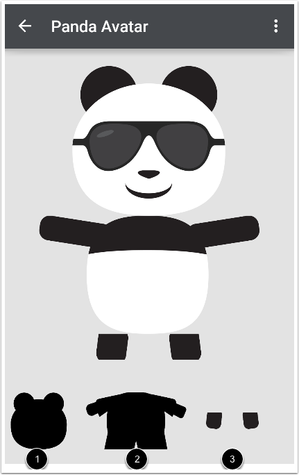 Customize Panda Avatar