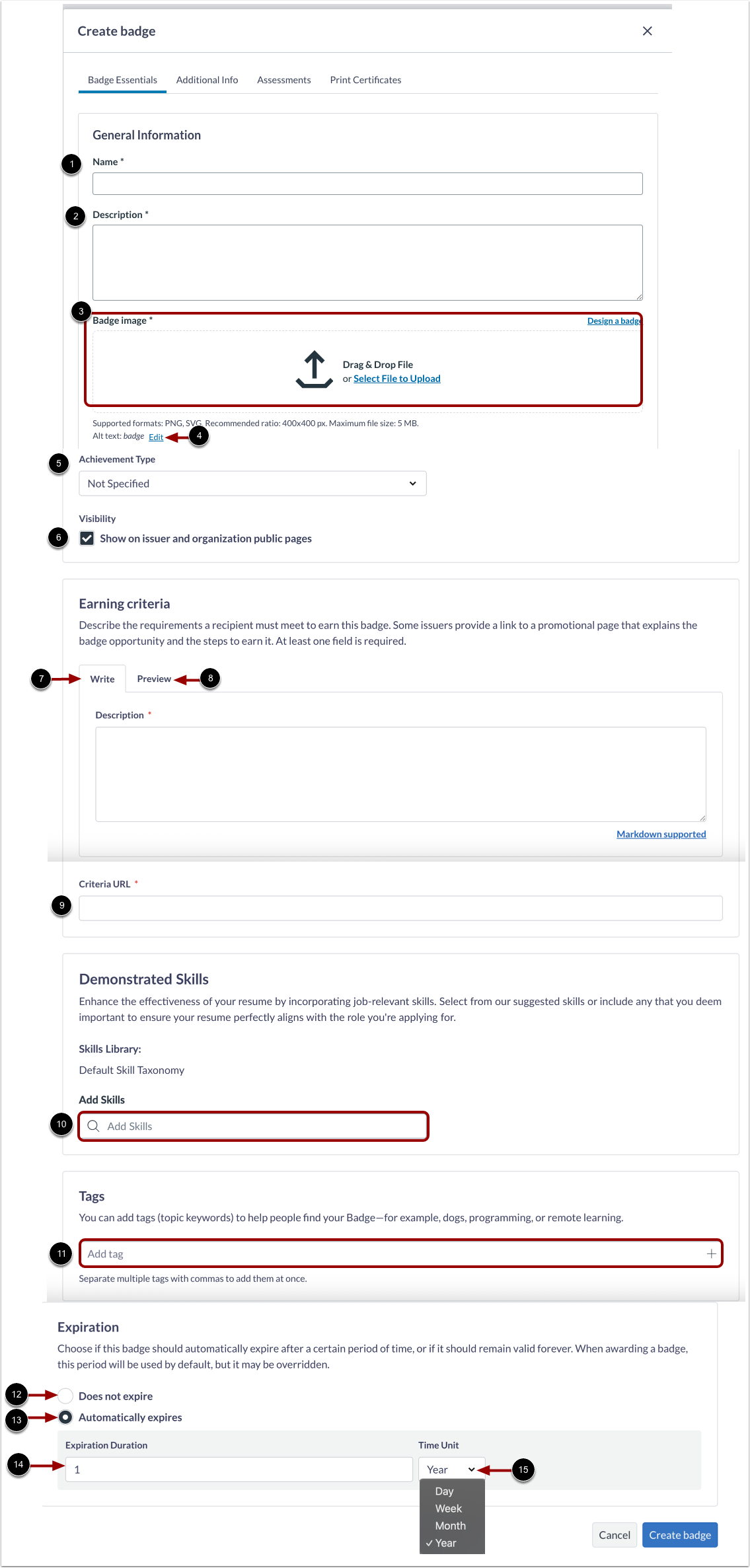 Add Badge Essentials