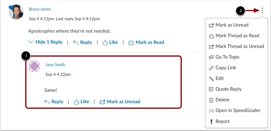View Inline Discussion Thread