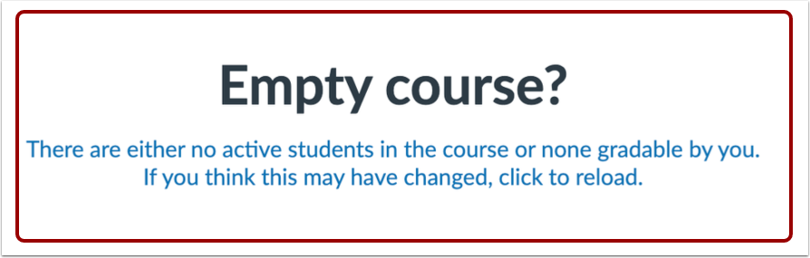 View Empty Course Text