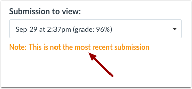 Viewing Older Submissions