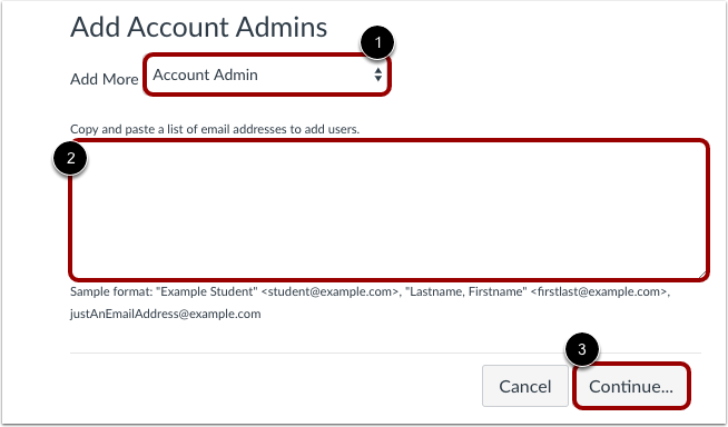 Add Admin Role and Email