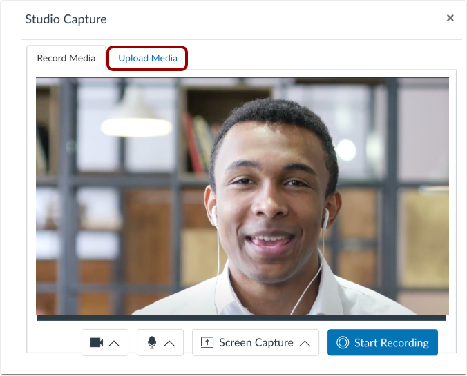 View Record Media Tab